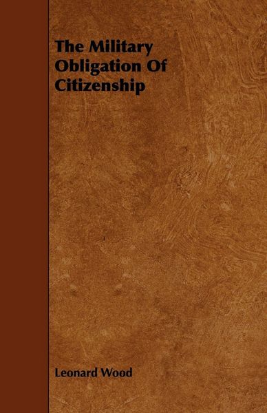 Produktbild: The Military Obligation Of Citizenship