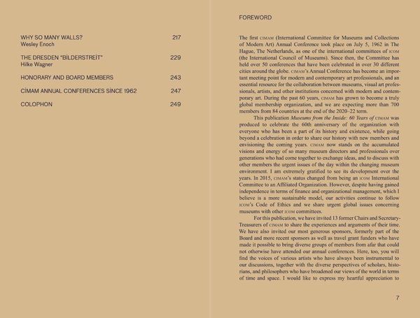 Produktbild: Museums from the Inside. 60 years of CIMAM