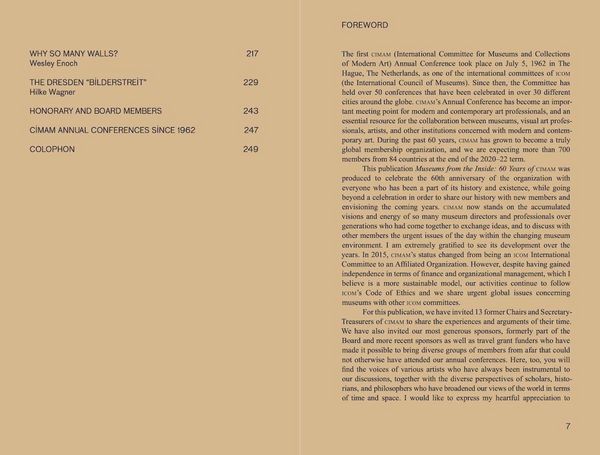 Produktbild: Museums from the Inside. 60 years of CIMAM