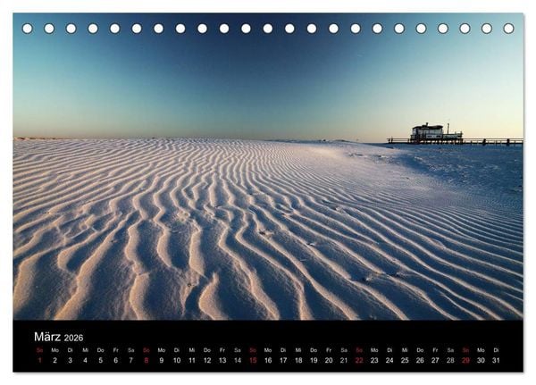 Produktbild: St. Peter-Ording (Tischkalender 2026 DIN A5 quer), CALVENDO Monatskalender