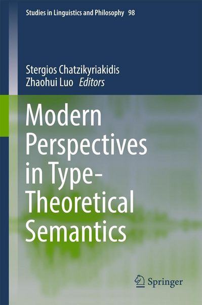 Produktbild: Modern Perspectives in Type-Theoretical Semantics