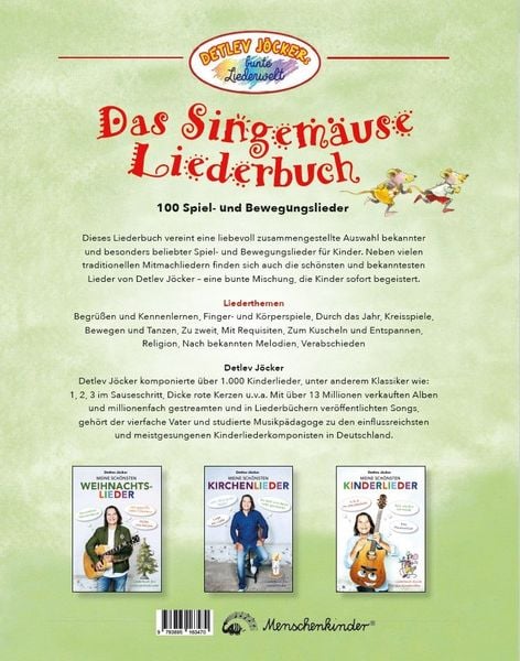 Produktbild: Das Singem&auml;use Liederbuch (Originalgetreue Neuauflage)