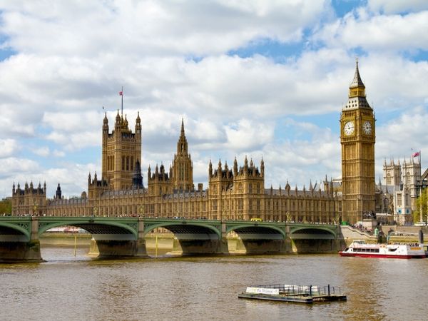 Produktbild: CALVENDO Puzzle Westminster Bridge und Houses of Parliament | 1000 Teile Lege-Gr&ouml;&szlig;e 64x48cm Foto-Puzzle f&uuml;r gl&uuml;ckliche Stunden