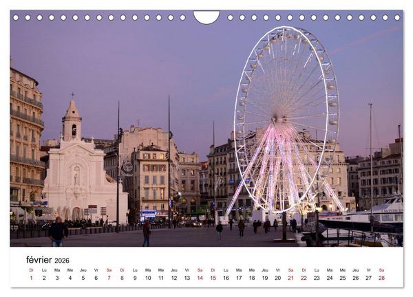 Produktbild: Marseille C&ocirc;te et Corniche (Calendrier mural 2026 DIN A4 vertical), CALVENDO calendrier mensuel