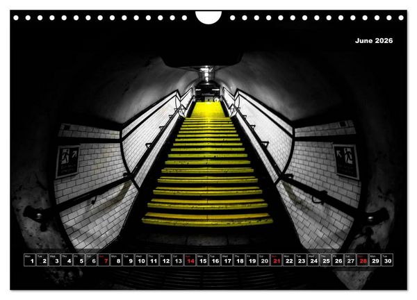 Produktbild: London Underground 2026 (Wall Calendar 2026 DIN A4 landscape), CALVENDO 12 Month Wall Calendar