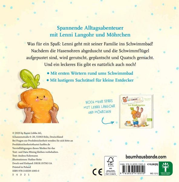Produktbild: Lenni Langohr und M&ouml;hrchen im Schwimmbad