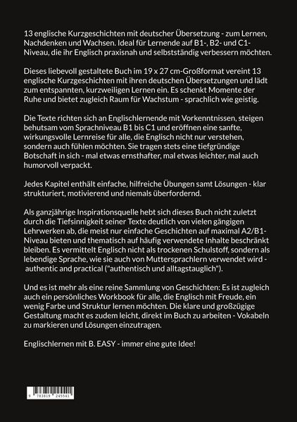 Produktbild: 13 tiefsinnige Kurzgeschichten auf Englisch und Deutsch - f&uuml;r Herz und Verstand