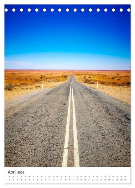 Produktbild: Australien - Eine unvergessliche Reise. (Tischkalender 2026 DIN A5 hoch), CALVENDO Monatskalender
