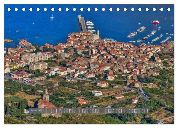 Produktbild: Vis Kroatien - Romantische Insel der Adria (Tischkalender 2026 DIN A5 quer), CALVENDO Monatskalender