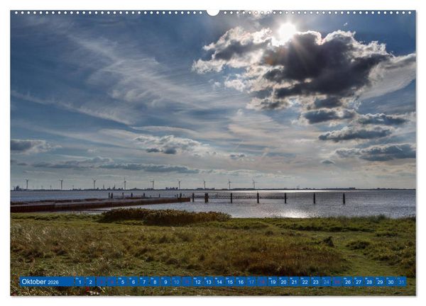 Produktbild: Die Krummh&ouml;rn Gemeinde in Ostfriesland (Wandkalender 2026 DIN A2 quer), CALVENDO Monatskalender