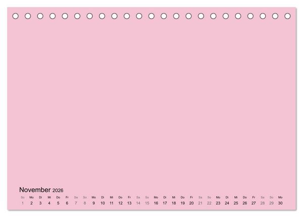 Produktbild: DIY Bastel-Kalender -Warme Pastell Farben- Zum Selbstgestalten (Tischkalender 2026 DIN A5 quer), CALVENDO Monatskalender