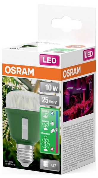 Produktbild: OSRAM HOMELIGHTING 4058075845787Pflanzenlampe E27 10W 1St.