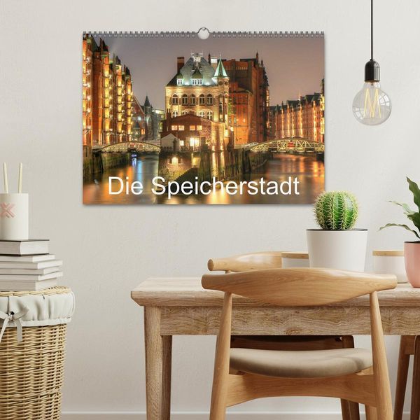 Produktbild: Die Speicherstadt (Wandkalender 2026 DIN A3 quer), CALVENDO Monatskalender
