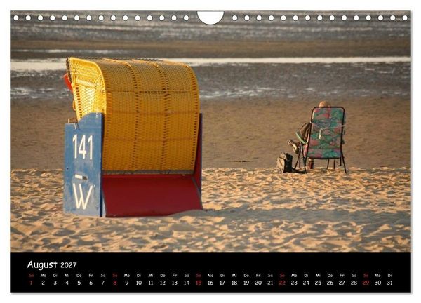 Produktbild: An der Nordseek&uuml;ste... (Wandkalender 2027 DIN A4 quer), CALVENDO Monatskalender