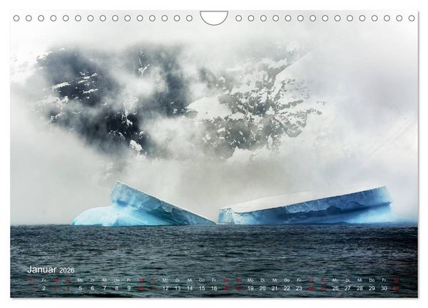 Produktbild: Antarktis, die eisige Heimat der Pinguine (Wandkalender 2026 DIN A4 quer), CALVENDO Monatskalender