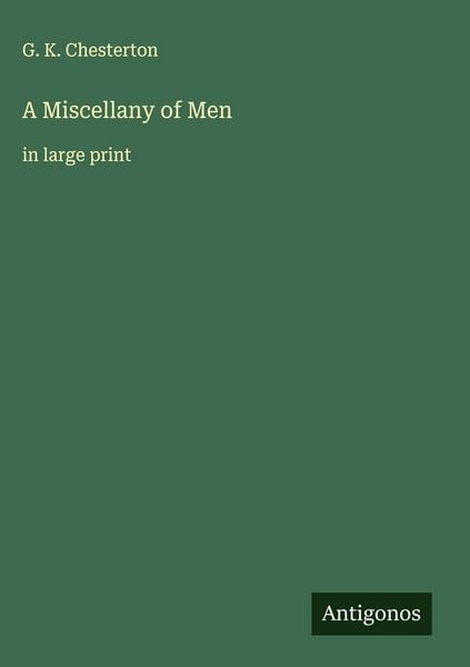 Produktbild: A Miscellany of Men