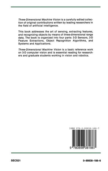 Produktbild: Three-Dimensional Machine Vision