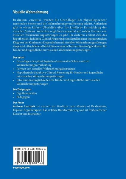 Produktbild: Visuelle Wahrnehmung