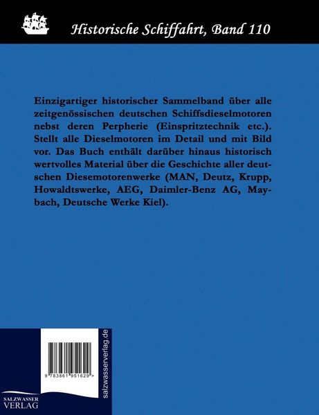 Produktbild: Alle deutschen Schiffsdieselmotoren