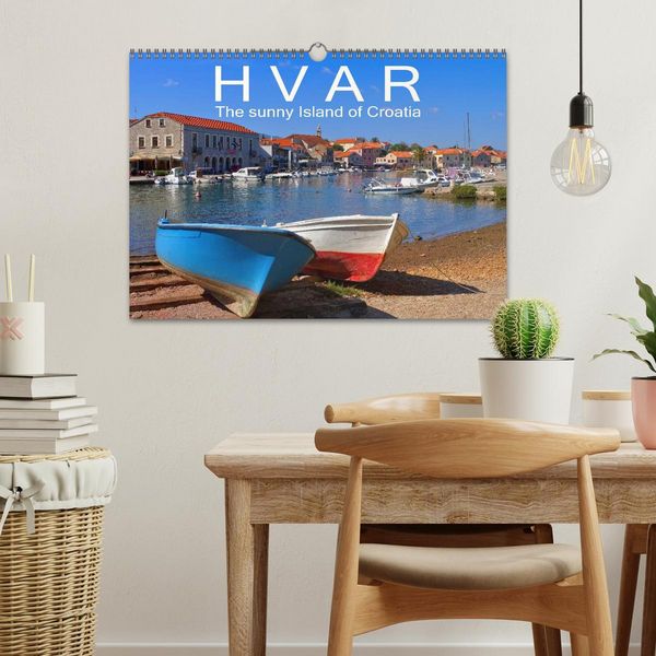 Produktbild: Hvar The sunny Island of Croatia (Wall Calendar 2026 DIN A3 landscape), CALVENDO 12 Month Wall Calendar