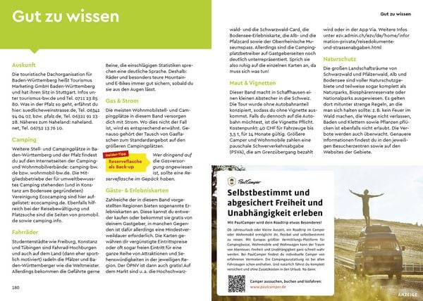 Produktbild: MARCO POLO Camper Guide Baden-W&uuml;rttemberg & Pfalz
