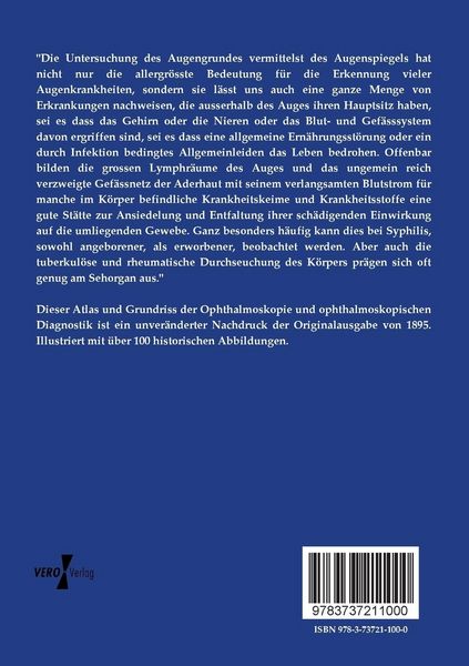 Produktbild: Atlas und Grundriss der Ophthalmoskopie und ophthalmoskopischen Diagnostik