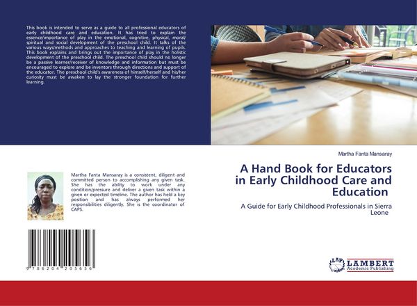 Produktbild: A Hand Book for Educators in Early Childhood Care and Education
