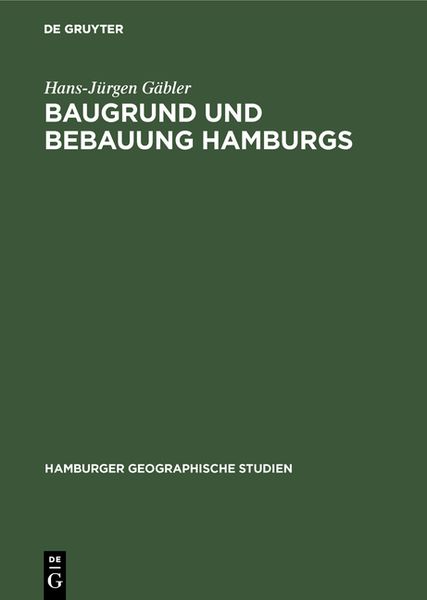 Produktbild: Baugrund und Bebauung Hamburgs