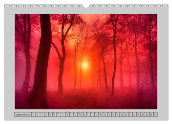 Produktbild: Tr&auml;umereien in Rot (Wandkalender 2026 DIN A3 quer), CALVENDO Monatskalender