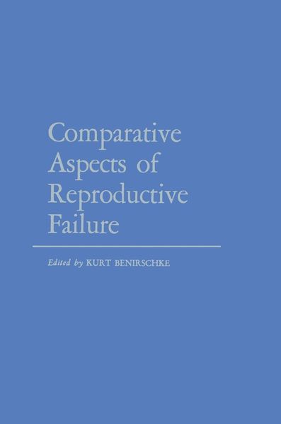 Produktbild: Comparative Aspects of Reproductive Failure