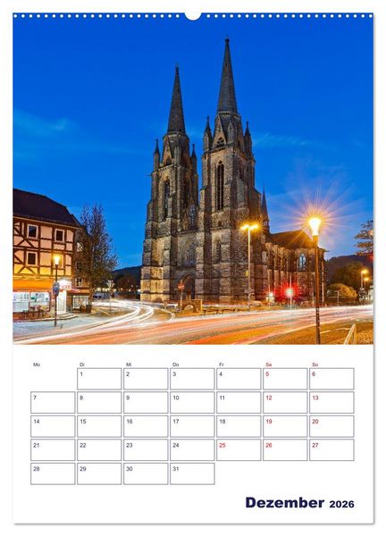 Produktbild: Marburg - Universit&auml;tsstadt mit Flair (Wandkalender 2026 DIN A2 hoch), CALVENDO Monatskalender