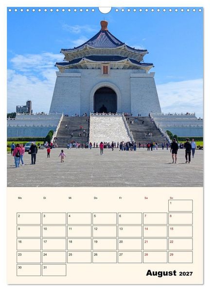 Produktbild: Taipeh &ndash; Stadt der Kontraste (Wandkalender 2027 DIN A3 hoch), CALVENDO Monatskalender