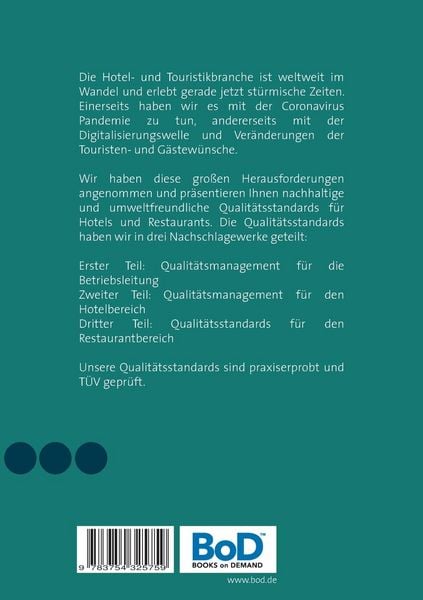 Produktbild: Nachhaltige und umweltfreundliche Qualit&auml;tsstandards f&uuml;r Hotels und Restaurants