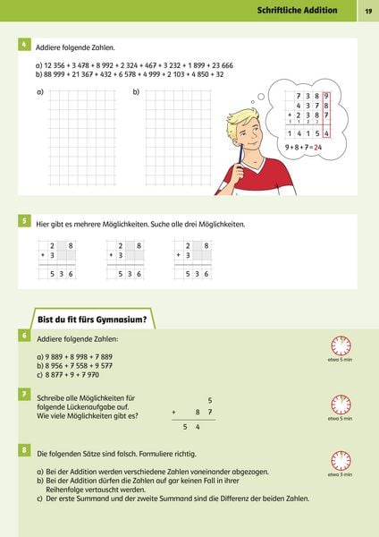 Produktbild: Klett Sicher ins Gymnasium Mathematik 4. Klasse