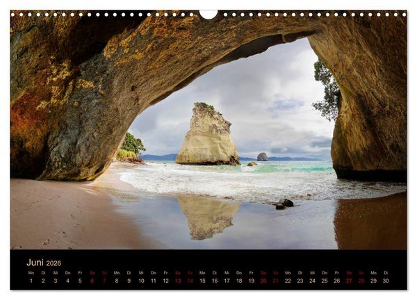 Produktbild: S&uuml;dseetraum Neuseeland (Wandkalender 2026 DIN A3 quer), CALVENDO Monatskalender