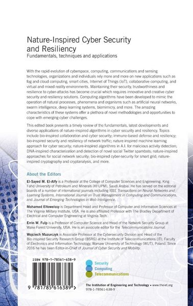 Produktbild: Nature-Inspired Cyber Security and Resiliency