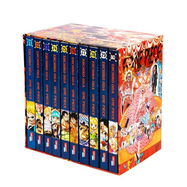 Produktbild: One Piece Sammelschuber 8: Dressrosa (inklusive Band 71-80)