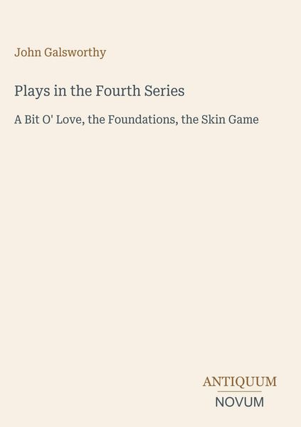 Produktbild: Plays in the Fourth Series