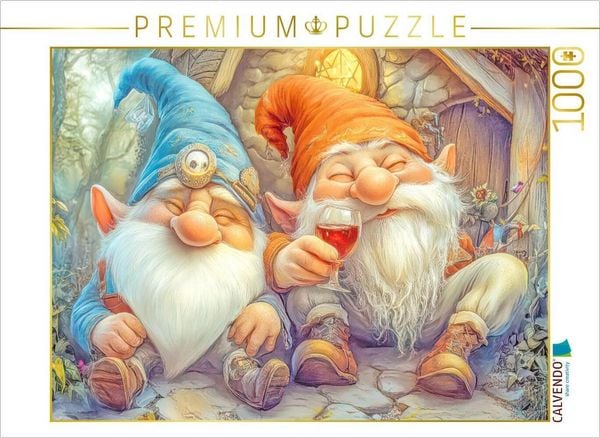 CALVENDO Puzzle Zauberhafte Zwerge | 1000 Teile Lege-Größe 64x48cm Foto-Puzzle für glückliche Stunden