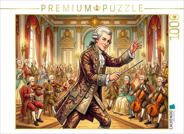 CALVENDO Puzzle 16 Jahre - Mozart wird Konzertmeister | 1000 Teile Lege-Größe 64 × 48 cm Foto-Puzzle für glückliche Stunden