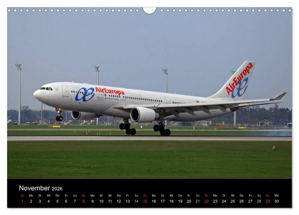 Produktbild: Flugverkehr (Wandkalender 2026 DIN A3 quer), CALVENDO Monatskalender