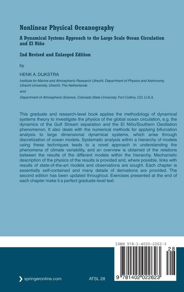 Produktbild: Nonlinear Physical Oceanography