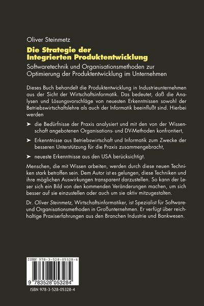 Produktbild: Die Strategie der Integrierten Produktentwicklung