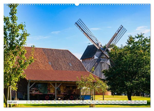 Produktbild: Ein Blick auf Nienburg an der Weser in Farbe (Wandkalender 2027 DIN A2 quer), CALVENDO Monatskalender