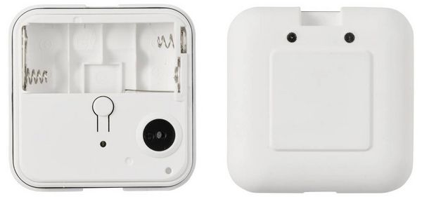 Produktbild: Sygonix SY-6735646 Wassermelder mit App-Steuerung, mit internem Sensor, mit externem Sensor batteriebetrieben