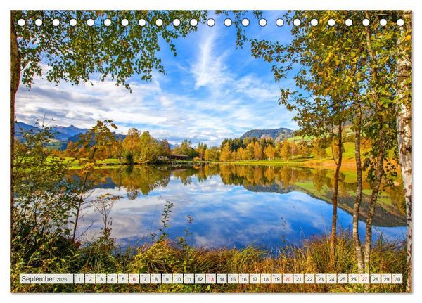 Produktbild: Sch&ouml;ne Gr&uuml;&szlig;e aus Goldegg (Tischkalender 2026 DIN A5 quer), CALVENDO Monatskalender