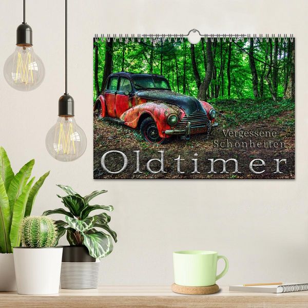 Produktbild: Oldtimer - Vergessene Sch&ouml;nheiten (Wandkalender 2026 DIN A4 quer), CALVENDO Monatskalender