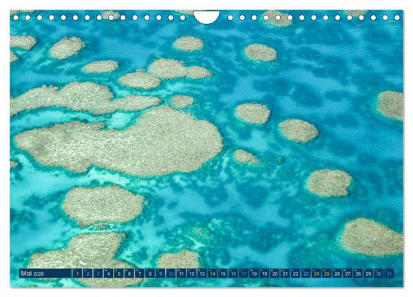 Produktbild: Great Barrier Reef und die Whitsundays (Wandkalender 2026 DIN A4 quer), CALVENDO Monatskalender