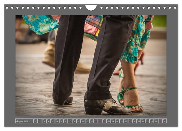 Produktbild: Tango feet (Wandkalender 2026 DIN A4 quer), CALVENDO Monatskalender