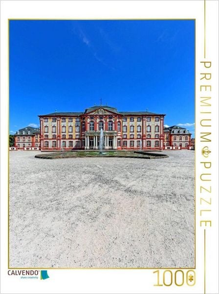 CALVENDO Puzzle Schloss Bruchsal | 1000 Teile Lege-Größe 64x48cm Foto-Puzzle für glückliche Stunden